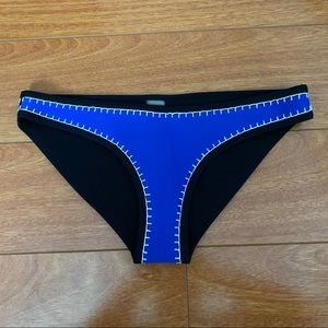 Flora Vogue Blue Neoprene Bikini Bottom
